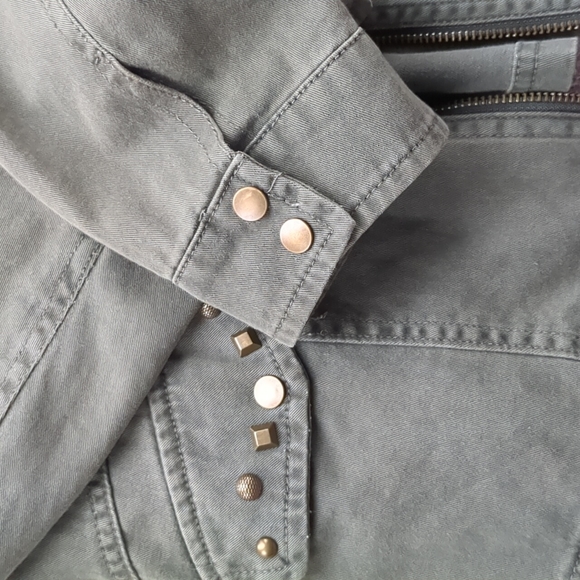 Women's army green jacket - Picture 2 of 5